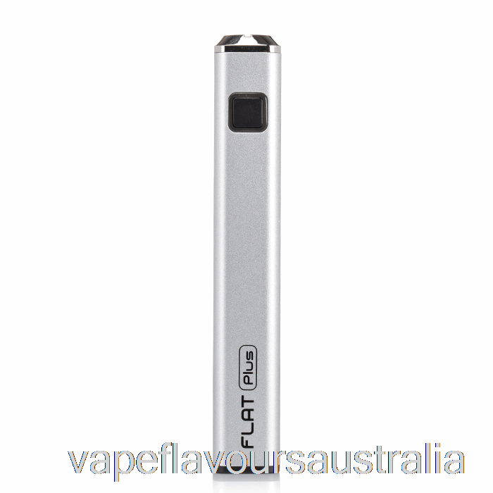 Vape Nicotine Australia Yocan FLAT PLUS 900mAh Battery Silver